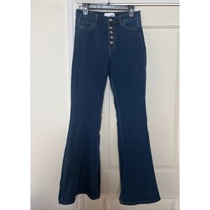 Stylish Navy Flare & Wide Leg Jeans